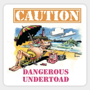 Ocean dangers Sticker